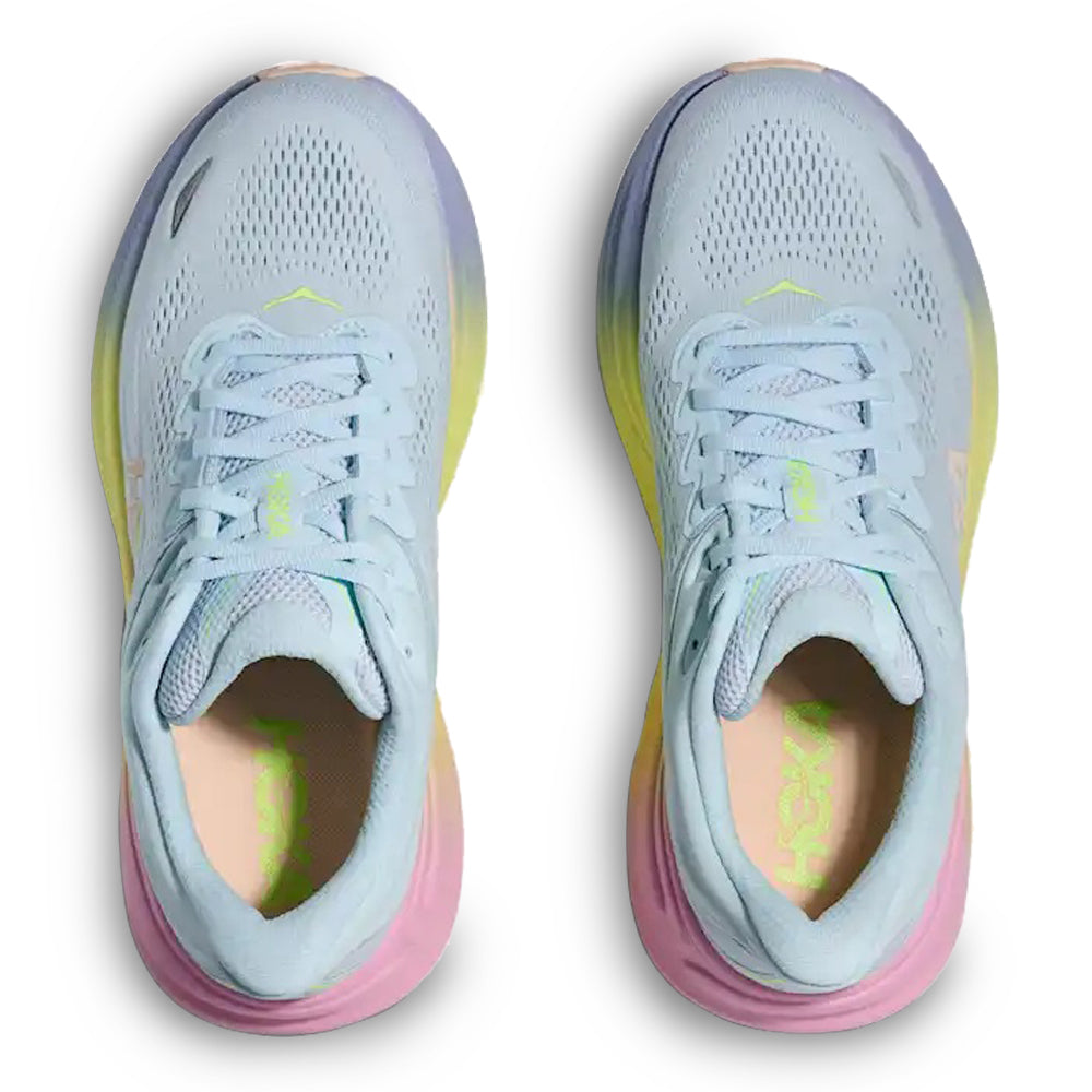 Women's Hoka Bondi 9 Glimmering Blue/Overcast 1162012-gngb
