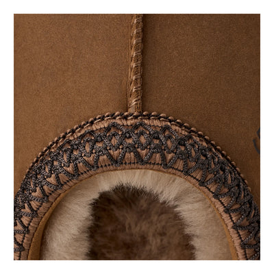 UGG Men's Tasman II Nubuck Slipper - Dark Chestnut 4