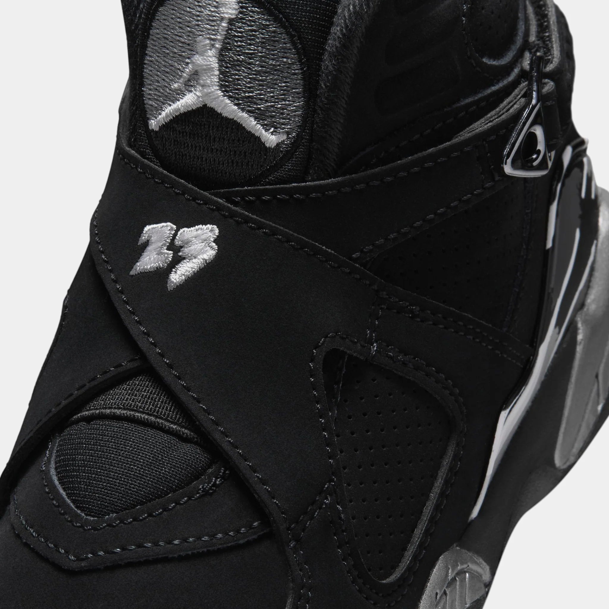 Little Kids Air Jordan 8 Retro Chrome Black/Chrome 305369-007