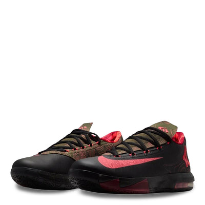 Men's Nike KD 6 Meteorology Black/Atomic Red-Medium Olive-Noble Red IM4409-001