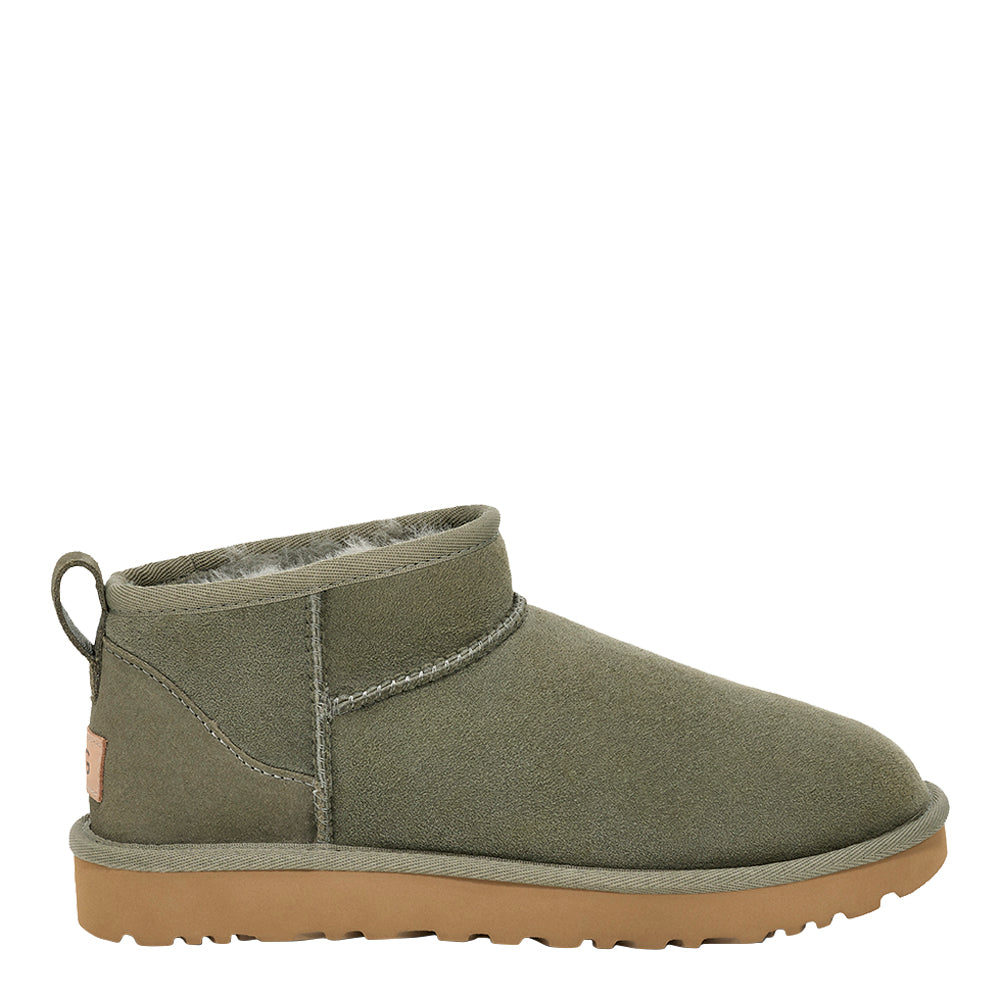 UGG Women Classic Ultra Mini Boots - Moss Green / Amphora 1