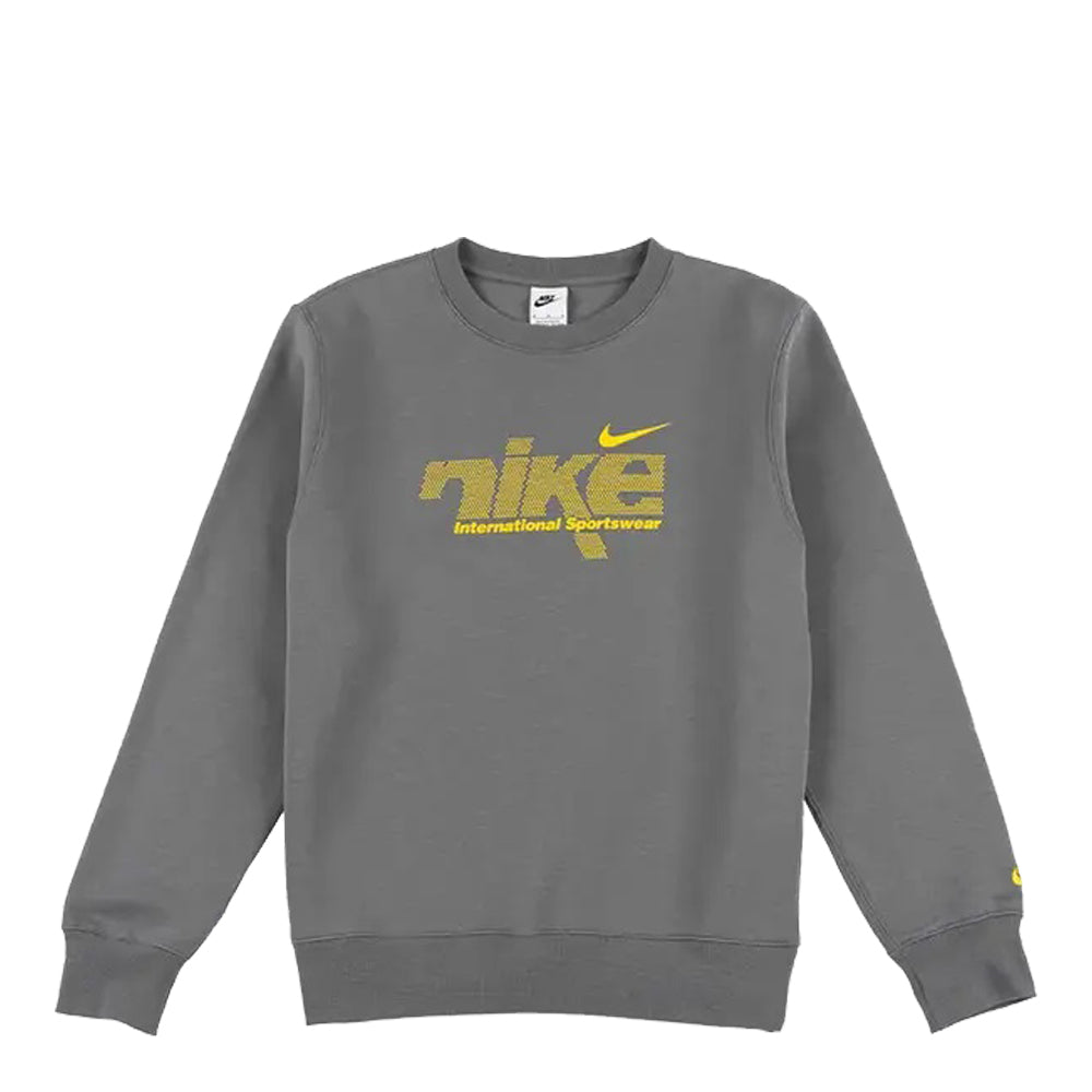 Men's Nike Sportswear Club Crewneck Smoke Grey/Lightning IH4246-084