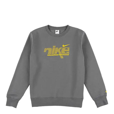 Men's Nike Sportswear Club Crewneck Smoke Grey/Lightning IH4246-084