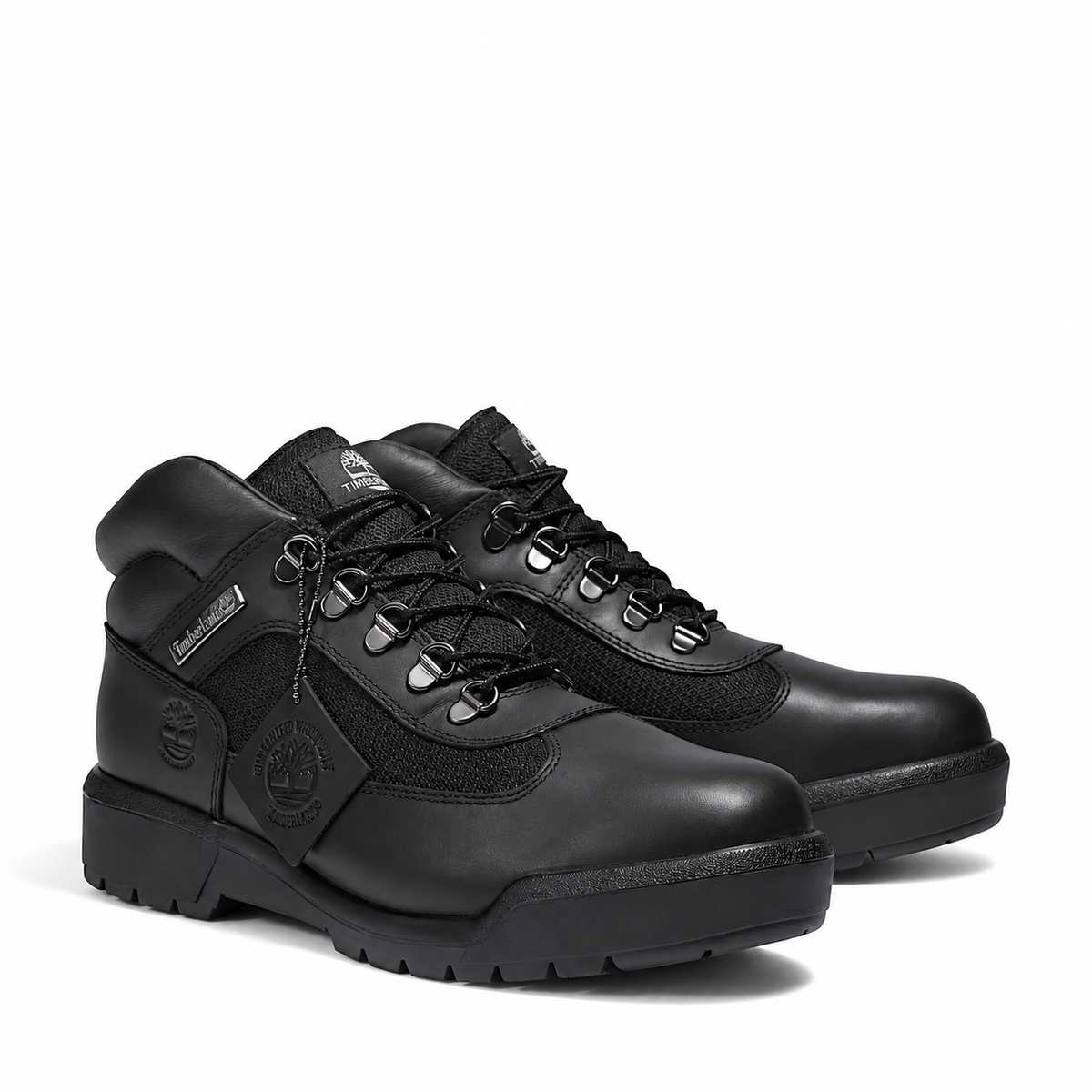 Men's Timberland Waterproof Field Boot Black Full-Grain tb0a42sgw02