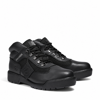 Men's Timberland Waterproof Field Boot Black Full-Grain tb0a42sgw02