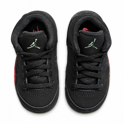 Toddler Air Jordan 5 Retro Halloween Black/Picante Red/Glow N The Dark HQ7981-001