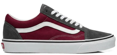 Men's Vans Old Skool 2 Tone Bordeaux/Gray VN000Z90BRD