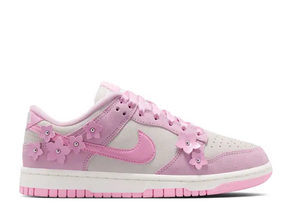 Women's Nike Dunk Low SE IV4726-600 Pink Foam/Pink Rise/Sail/Metallic Silver