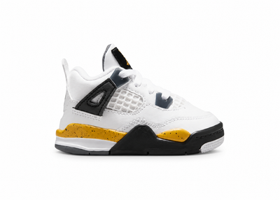 Toddler Air Jordan 4 Retro Tour Yellow White/Tour Yellow/Dark Blue Grey-Black BQ7670-102