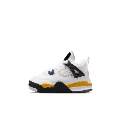 Toddler Air Jordan 4 Retro Tour Yellow White/Tour Yellow/Dark Blue Grey-Black BQ7670-102