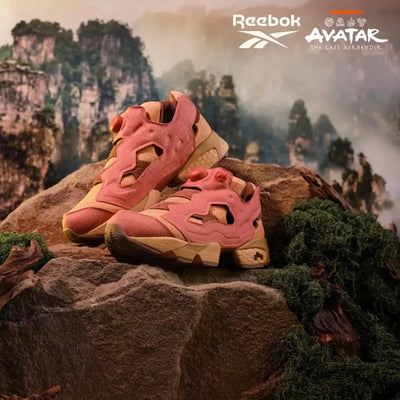 Men's Reebok x Avatar Instapump Fury 94 Shoes Orange/Yellow/Beige 100266848