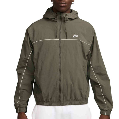 Men's Nike Club Hooded Jacket - Medium Olive 1