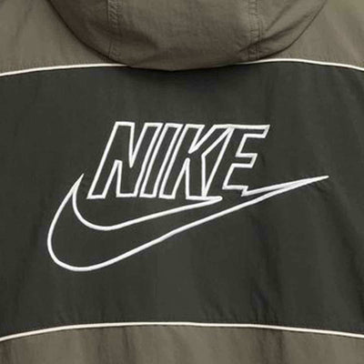 Men's Nike Club Hooded Jacket - Medium Olive 4