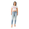 True Religion Women's Crystal Wing Baby Tee - White