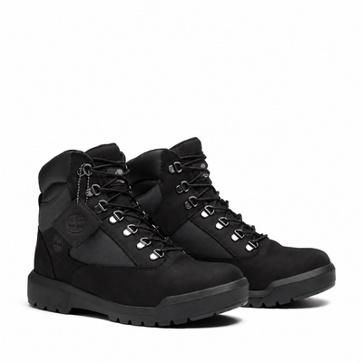 Men's Timverland Waterproof Mid Field Boot Black Nubuck tb0a5rvsw05