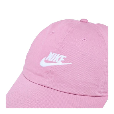 Unisex Nike Club Unstructured Futura Wash Cap - Elemental Pink/White 6