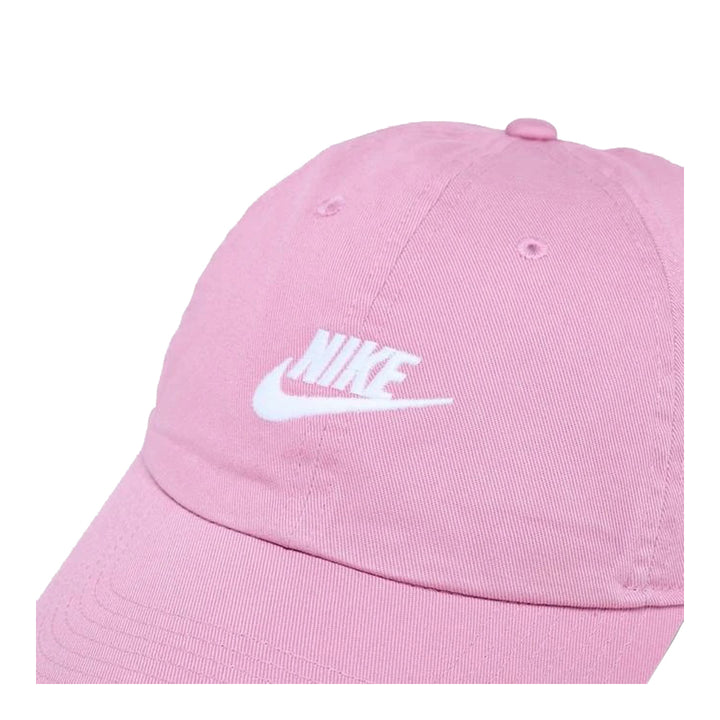 Unisex Nike Club Unstructured Futura Wash Cap - Elemental Pink/White 6