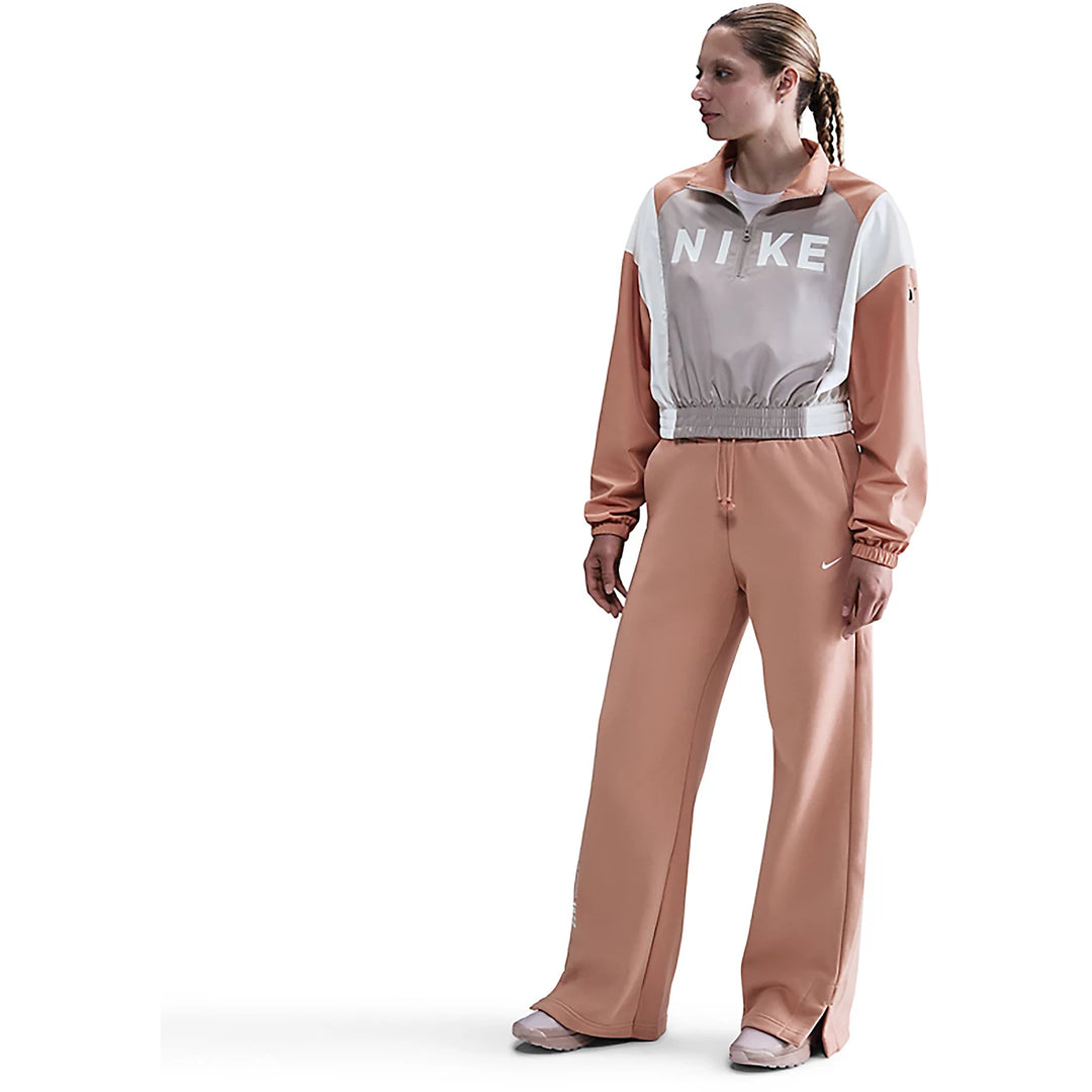 Women's Nike Sportswear Woven Lightweight 1/4-Zip Jacket - College Grey/Rose Gold/Sail 1