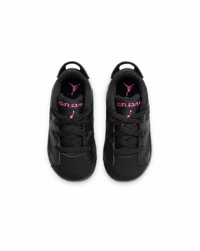 Toddler Air Jordan 6 Retro Low Black/Pink Foam/Laser Fuchsia IQ5607-001