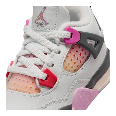 Toddler Air Jordan 4 Retro Comic Off White/Anthracite/Neutral Grey/Fire Pink/Light Arctic Pink/Muslin IO2364-100