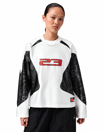 Women's Jordan Brooklyn Long Sleeve Jersey White IQ4019-100