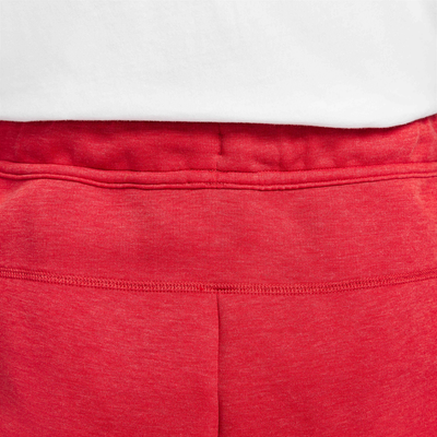 Men's Nike Tech Fleece Joggers Light University Red Heather/Black FB8002-672