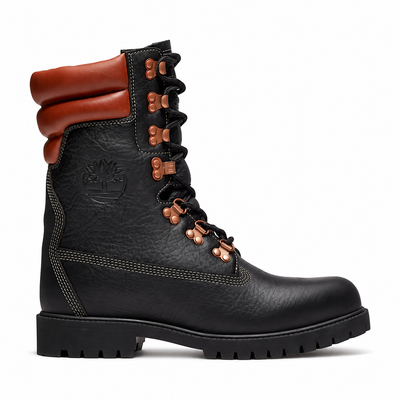 Men's Timberland® Heritage Waterproof Super Boot Black Full-Grain/Rust tb0a2qecame
