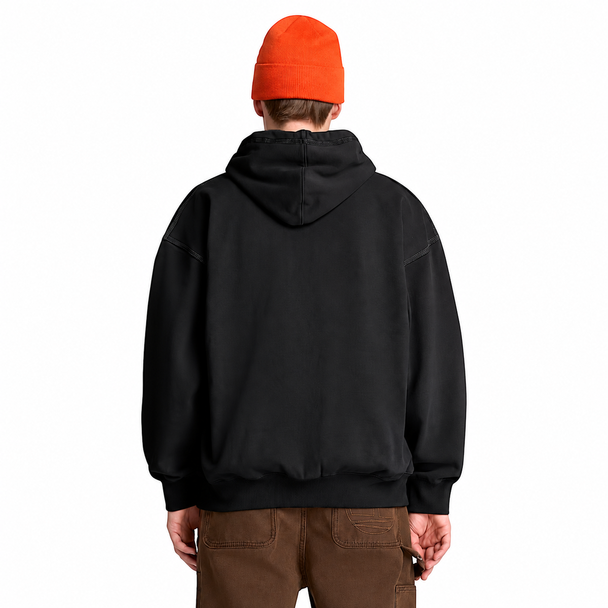 Men's Timberland Iconic Full-Zip Hoodie Black tbc0yhb0001