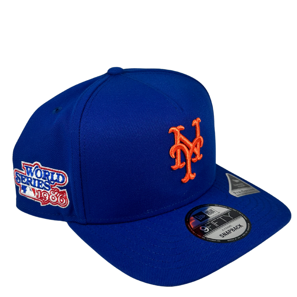 New Era NY Mets '86 World Series 9Forty A-Frame Adjustable Cap 1