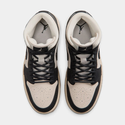 Women's Air Jordan 1 Mid SE Off Noir/Chalk/Pearl White IO0760-001