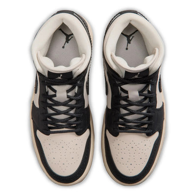 Women's Air Jordan 1 Mid SE Off Noir/Chalk/Pearl White IO0760-001