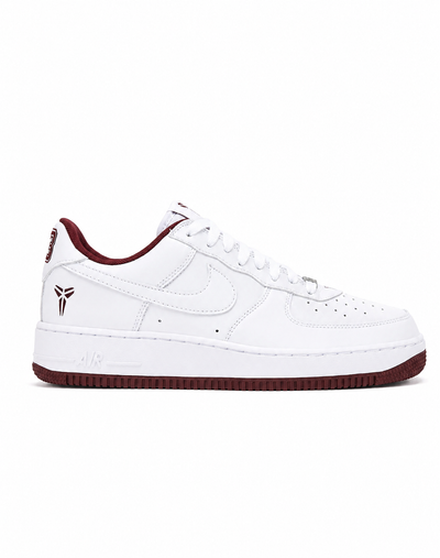 Men's Nike Kobe Air Force 1 Low Lower Merion White/Team Red IB0018-101