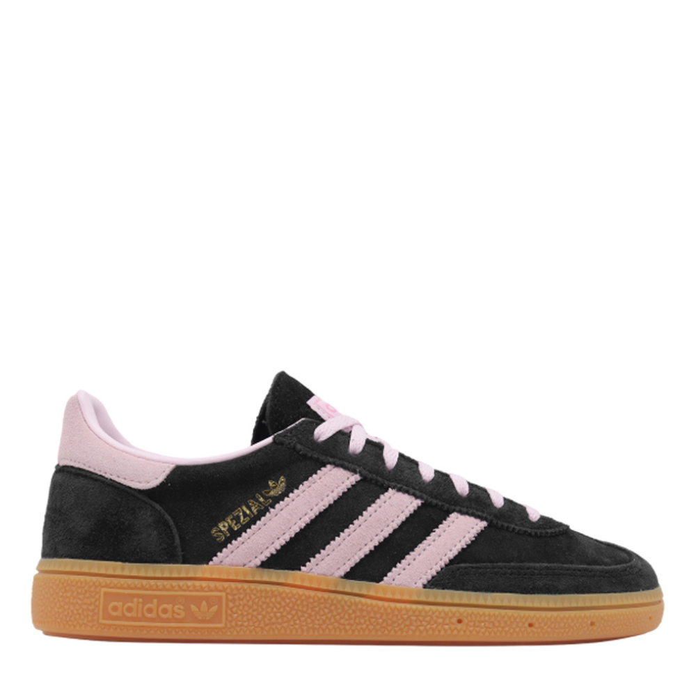 adidas Handball Spezial Shoes - Women's - Core Black / Clear Pink / Gum