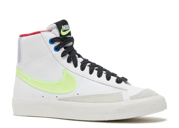 Big Kid's Nike Blazer Mid 77 White/Hyper Royal/Mystic Hibiscus/Volt DV2234-100