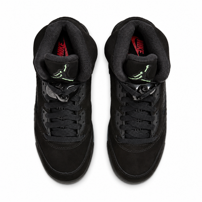 Big Kid's Air Jordan 5 Retro Halloween Black/Picante Red/Glow N The Dark HQ7980-001