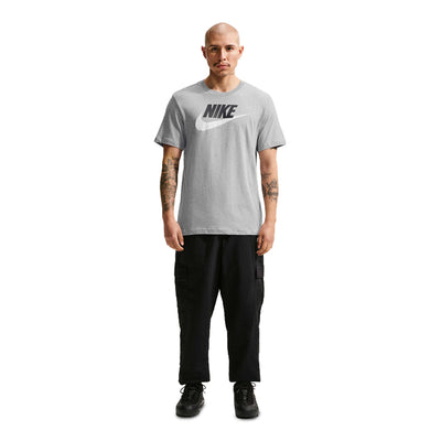 Men's Nike Sportswear Icon Futura T-Shirt Dark Grey Heather/Black/White AR5004-063
