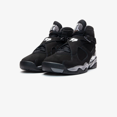 Men's Air Jordan 8 Retro Chrome Black/Chrome 305381-007