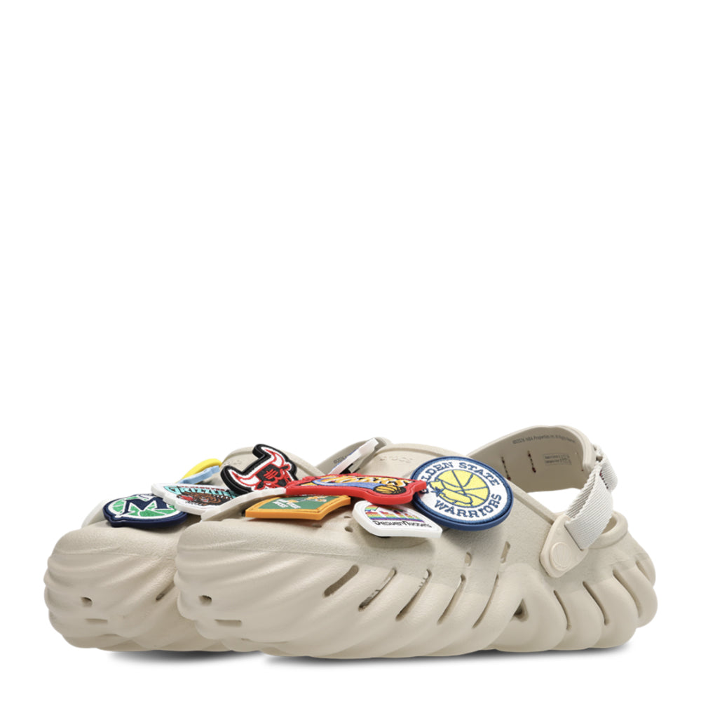 Crocs Nba Echo Clog - Beige/Multi-Color 4