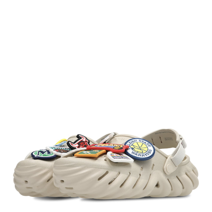 Crocs Nba Echo Clog - Beige/Multi-Color 4