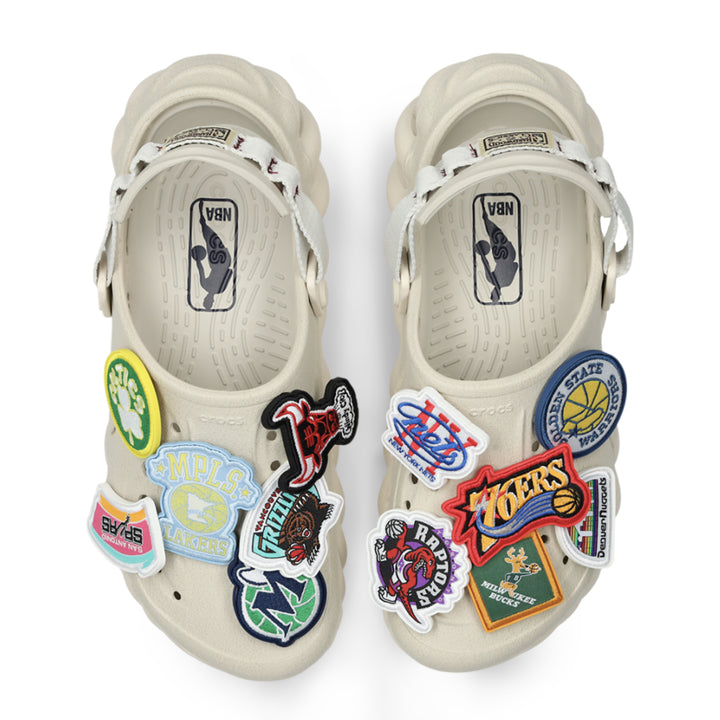 Crocs Nba Echo Clog - Beige/Multi-Color 2