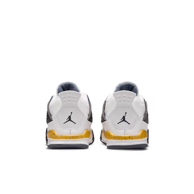 Toddler Air Jordan 4 Retro Tour Yellow White/Tour Yellow/Dark Blue Grey-Black BQ7670-102