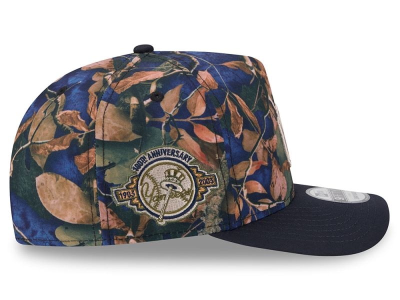 New Era New York Yankees "Leaves" 100th Anniversary 9FIFTY A-Frame Snapback Hat 2