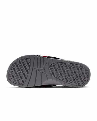 Men's Jordan Hydro 4 Retro Slides Black/Cement Grey/Fire Red 532225-005