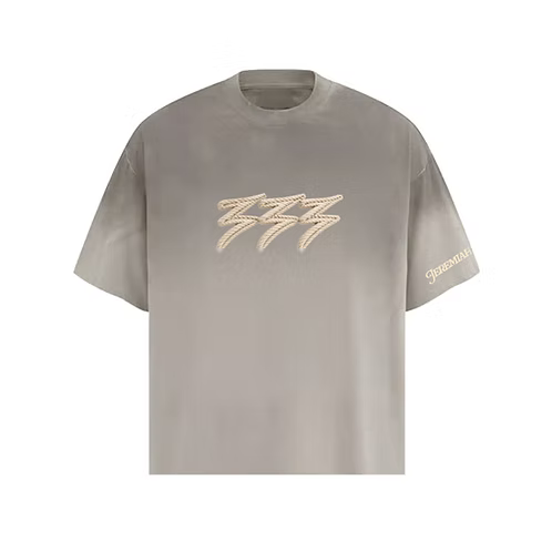 Men's 333 Cream Rope Vintage Gray T-Shirt 333shirtbigclou-vntg