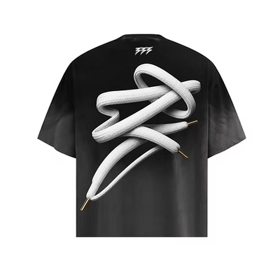 Men's 333 Black Laces T-Shirt 333shirtbigclou-bkwh