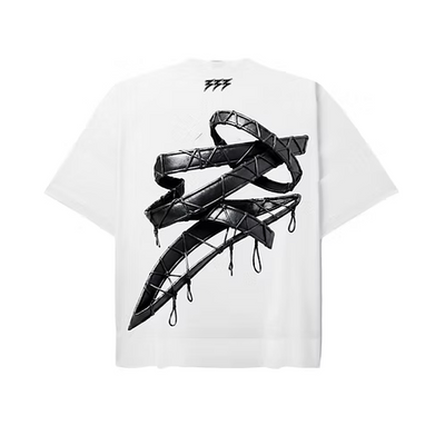 Men's 333 Leather DBA Collection T-Shirt White 333shirtbigclou-whbk