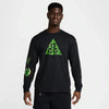 Men's Nike ACG Black Ants Long-Sleeve T-Shirt - Black/Green