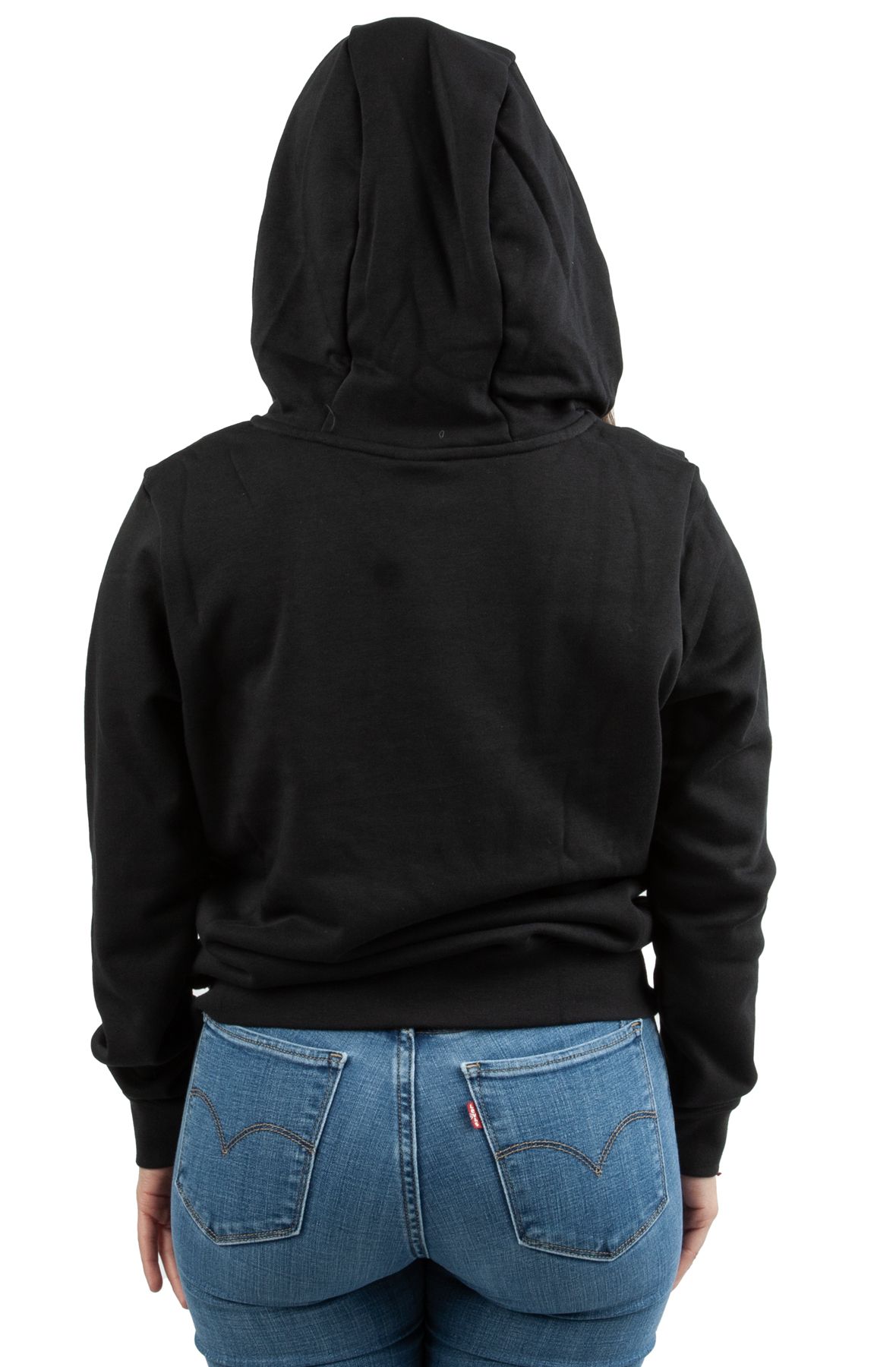 Women's Nike Sportswear Club Fleece Full Zip Black/White DQ5471-010