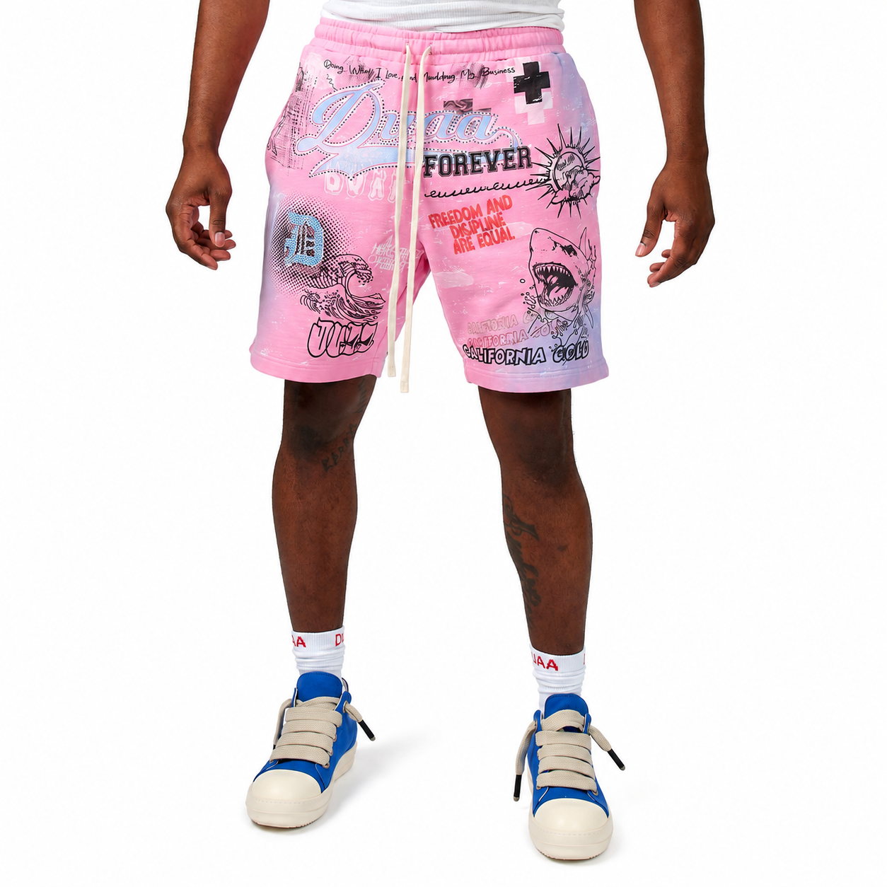 Men's Duaa Cloud Sweat Short Pink cloudsht-pink