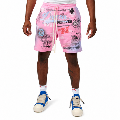 Men's Duaa Cloud Sweat Short Pink cloudsht-pink